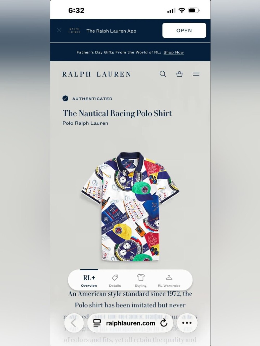 Ralph Lauren Nautical Racing Polo - Picture 6 of 6
